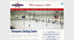 Desktop Screenshot of championsskatingcenter.com